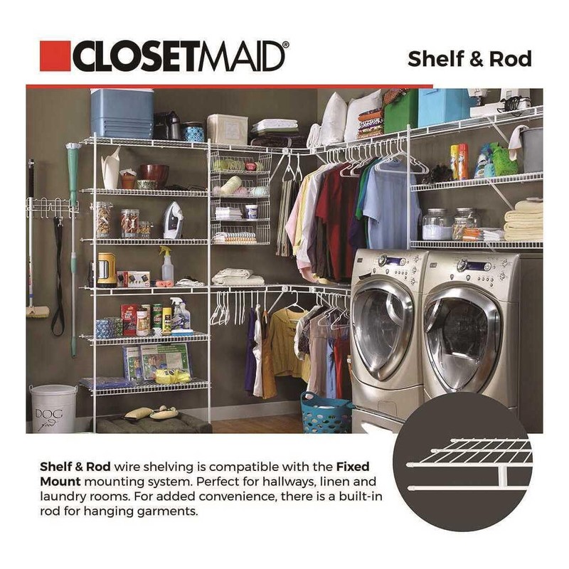 ClosetMaid 71016 Shelf End Cap, Plastic, White