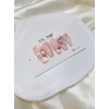Mellow Pink Gem Handmade Nail Tips - Stiletto / 멜로우