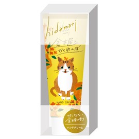 hidamari Hide and Seek Cat Hand Cream Oyster