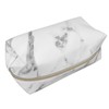 3Pcs Women Cosmetic Bag Marble Print Makeup Case Storage Handbag