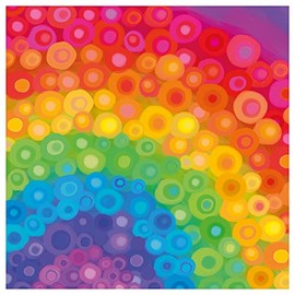 Rainbow Art Napkins Pack of 20