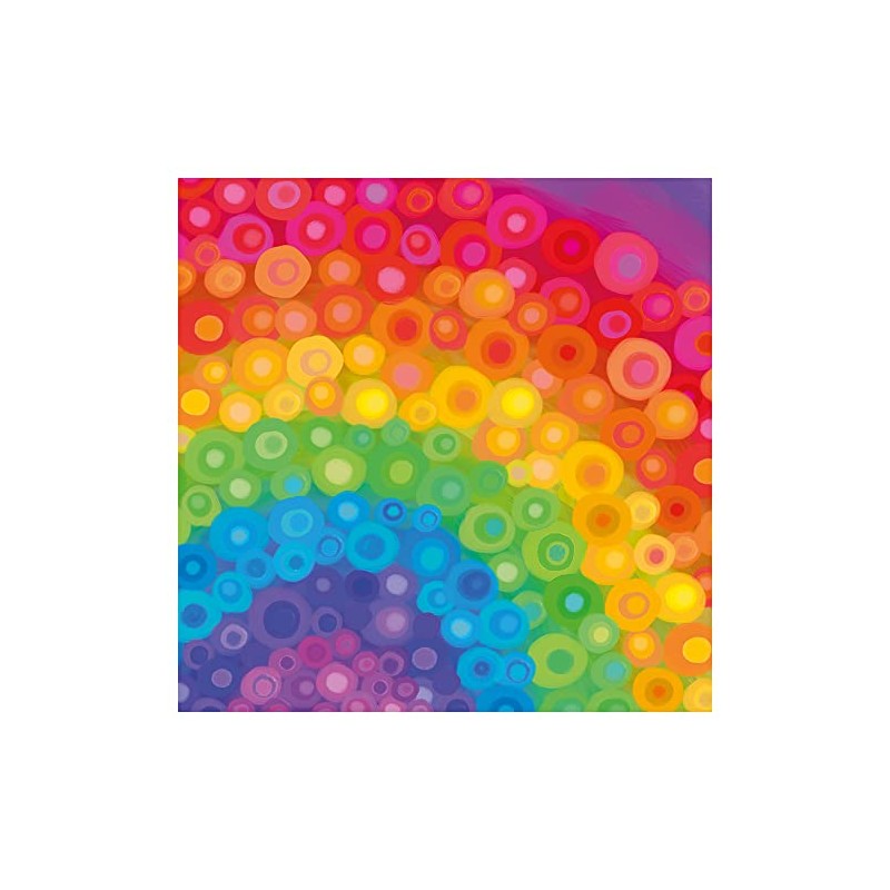 Rainbow Art Napkins Pack of 20