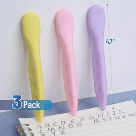 Mr. Pen- Pen-Shaped Erasers, 3 Pack, Pastel Colors, Grip Erasers Cute Erasers for Kids Erasers for Pencils, Cute Erasers for Girls, Mr Pen Erasers for School, Fun Erasers for Kids, Large Eraser