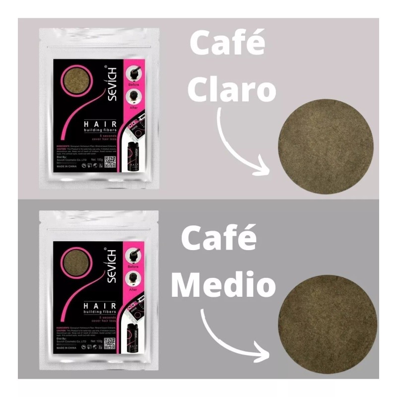 Universo en Linea Sevich Micro Fibras Naturales 100g Sustituto Cabello