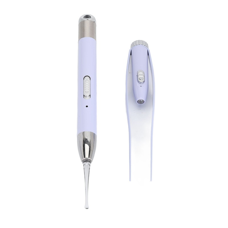 Ear Wax Spoon Tweezer USB Rechargeable Ear Cleaner Earpick with