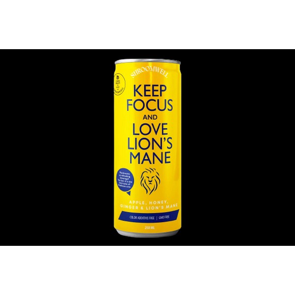 Shroomwell Lions Mane Focus Energy Drink