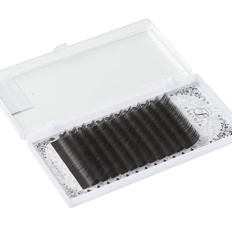 FELICIA Flat Lash Matte Eyelash Extensions Ultra Soft Single Matsueku