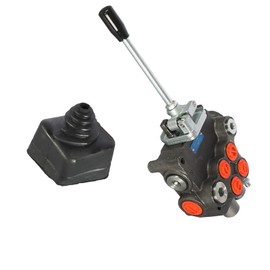 raseparter Hydraulic Reversing Valve for Tractor Loaders, With Joystick, 2 Spools, 21GPM Per Minute, SAE Interface