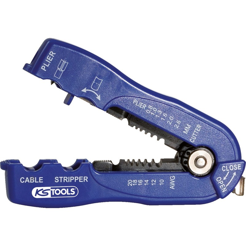 KS Tools 115.1252 Multi-funct.stripping tool, 0.8-2.6mm