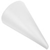 HOLIDYOYO Foam Cones Polystyrene Cone, 34.5x19.5cm White Christmas Tree Foam