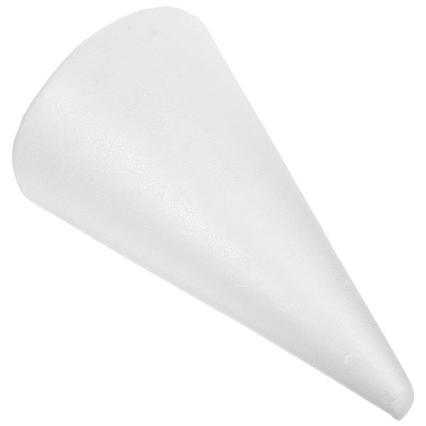 HOLIDYOYO Foam Cones Polystyrene Cone, 34.5x19.5cm White Christmas Tree Foam