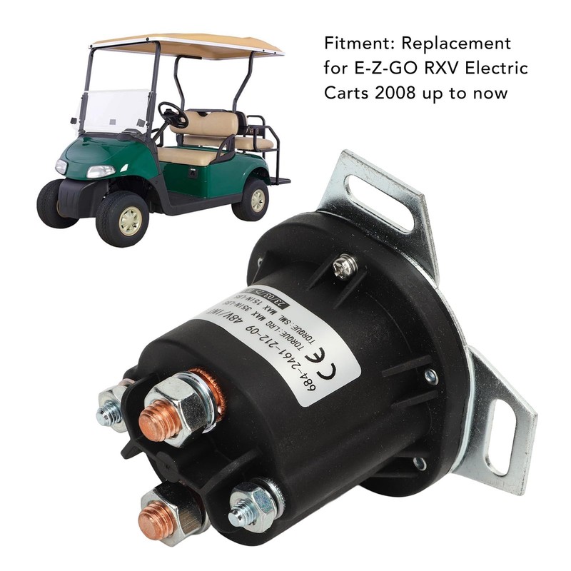 Solenoid Valve, 48V 150A Cart Solenoid Replacement for E‑Z‑GO RXV