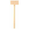 Teemando® Wooden meat header, sturdy meat hammer, with little effort