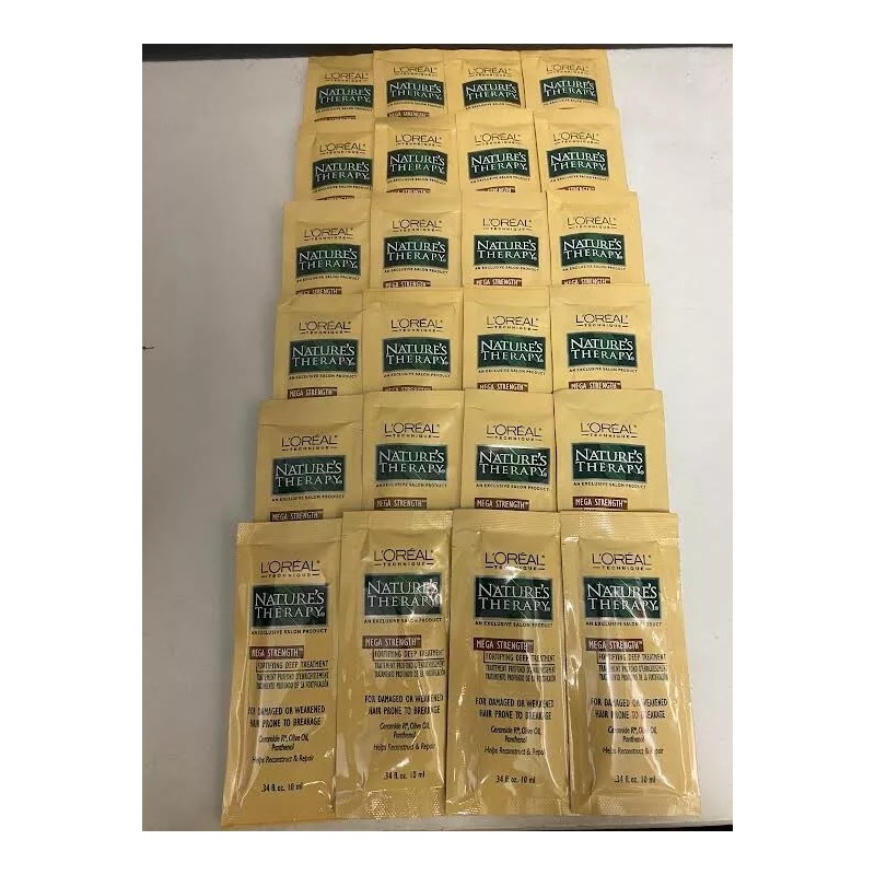 L'Oréal L'oreal Nature's Therapy Mega Strength Fortifying Deep Treatment -24PK