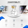 MONK CABLES | Heavy-Duty RJ45 Connectors | CAT6 | Pass-Through
