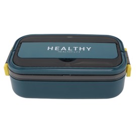 Bento Lunch Box 316 Stainless Steel 700ml Capacity Leakproof Microwave Safe Bento Container for School Office Teal