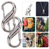 20pcs Double Opening Zipper Pull Replacement, Detachable Metal Snap Hook