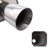Vechkom Exhaust Muffler 2.5" (63MM) Inlet / 3" (73MM) Outlet