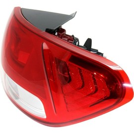 QyllqbQ Tail Light Assembly Right Passenger Outer Side Red Clear Mounted for Kia for Sorento EX/L/LX 16-18 13751944 KI2805119