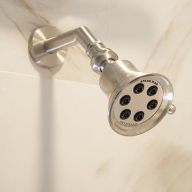 Speakman S-2540-BN Neo Shower Arm and Flange for Modern Designed Bathrooms, 7 inches, Brushed Nickel