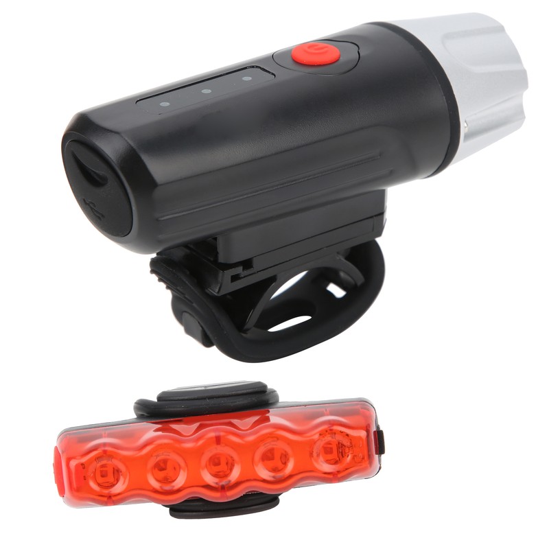 Bike Lights Front and Back 300lm USB Rechargeable LED Mountain