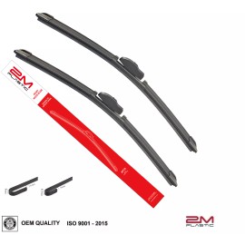 2MPLASTIC Front and Rear Windshield Wiper Blade For Land Rover Discovery LR3 LR4 2005-2016