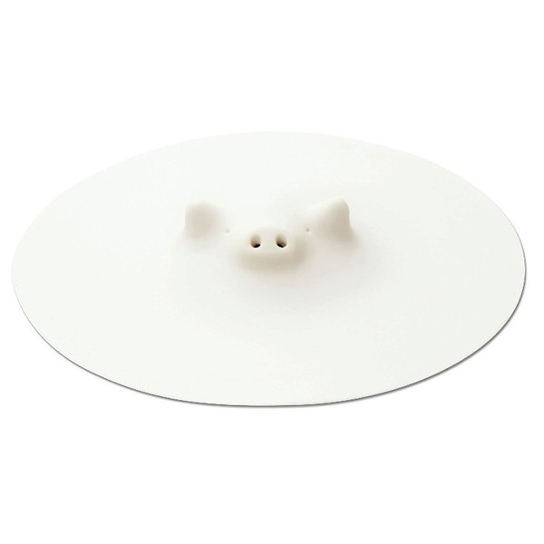 Marna Zoos Pig's Drop Lid White 21.5cm K-900