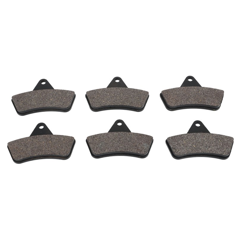 6PCS Brake Pads Low Noise Aging Resistant Consistent Braking Replacement