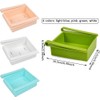 EZONEDEAL Fridge Drawer Organizer, Retractable Drawer Refrigerator Storage Box, Unique