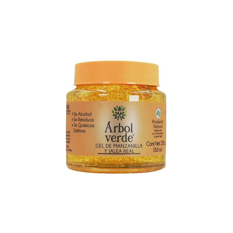 Árbol Verde Gel de Manzanilla y Jalea Real 250 g