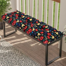 PRIMEPATIO Outdoor Bench Cushion Waterproof, Tufted Bench Seat Cushion 36 x 15 Inch, Patio Wicker Indoor Seat Pads for Outside Garden Patio Balcony
