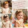 20PCS Baby Girl Headbands Printed Hair Bows Headbands Nylon Linen