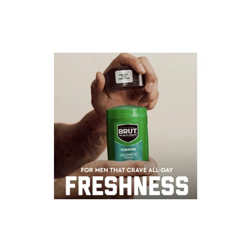 Brut Deodorant Stick Original Fragrance 2.25 Oz