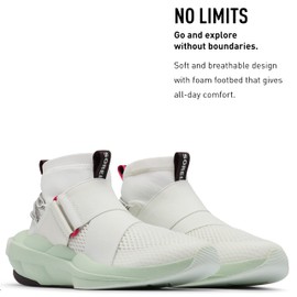 Sorel Women's Explorer Defy Mid Shoe - Sea Salt, Sea Sprite - Size 7.5