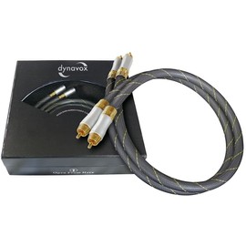 High-end stereo RCA cable 2x0, 2x2 6m gold, 5mm ²