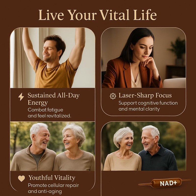 NAD Advanced Cellular Renewal - 1200mg NAD Supplement for Skin