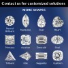 Viresa US Local Stock VVS1 2ct 8mm Round Brilliant Cut