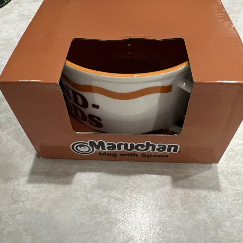 Mad Engine Maruchan Ramen Noodle Soup Mug With Spoon White
