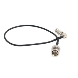 HangTon DIN 1.0/2.3 zu BNC 3G SDI Kabel für Blackmagic Kamera Video Assist Monitor Hyperdeck Shuttle RG174/U 75 ohm (60cm, Rechtwinklig DIN 1.0/2.3 zu Male BNC)