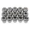 raseparter 15Pcs ER25 Spring Collet Set, Router Machine Collet Set