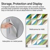 Nufiwra 15 Pcs 8 1/2'' x 11'' Rigid Magnetic Sign