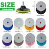 16PCS Wet Dry Diamond Polishing Pad Kit, 4 Inch Diamond