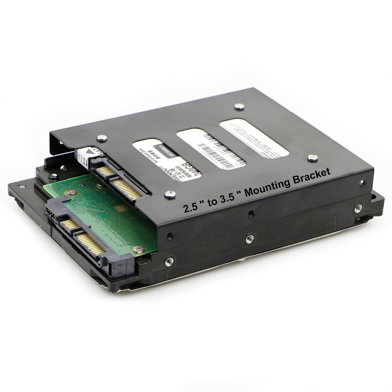 Pasow [2 Pack] Converter Bracket for HDD/SSD 2.5 to 3.5
