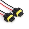 2PCS H11 HEADLIGHT CONNECTOR PLUG WIRE FOR TOYOTA AVENSIS PRIUS