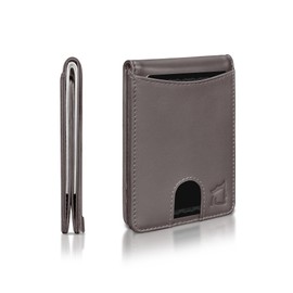 Kingly Cash Pocket Slim Wallet for Men - RFID Blocking Leather Card Holder - Minimalist Men’s Wallet for Front Pockets - Holds 1-15 Cards & Cash - Durable Italian Leather Wallets