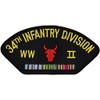 34th Infantry Division WWII Patch