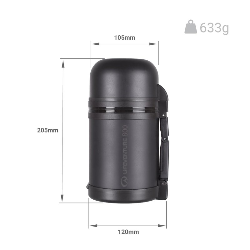 Lifeventure Double Walled Thermally Induced Widemouth Vacuum Flask For Food