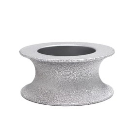 SHDIATOOL Diamond Profile Grinding Wheel 3-3/8 Inch, Height 30mm Half-Round Edge Hand Grinder Disc for Stone Marble Granite Rock