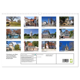 Flörsheim am Main vom Frankfurter Taxifahrer Petrus Bodenstaff (Wandkalender 2026 DIN A3 quer), CALVENDO Monatskalender: Flörsheim idyllisch am Main ... weg von Frankfurt am Main (CALVENDO Orte)