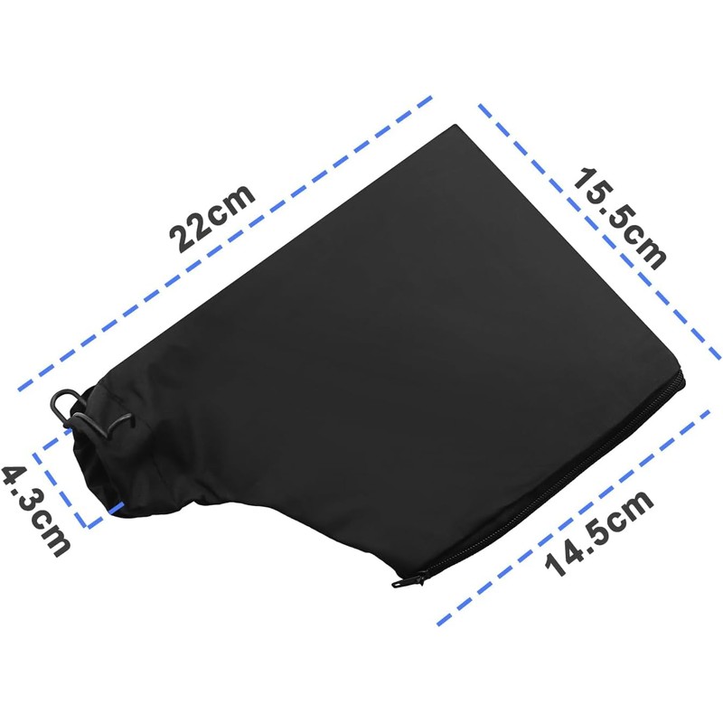 WEZCHUGHAOL 2PCS Black Dust Collection Bag for Miter Saw 255